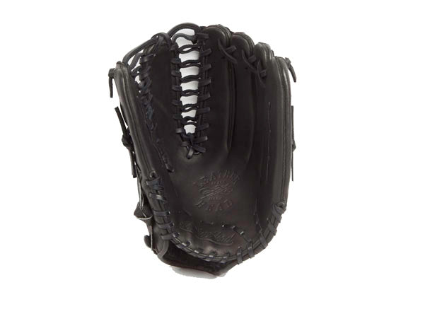Outfield Leather Baseball Glove - Black 12.75 Inch RHT