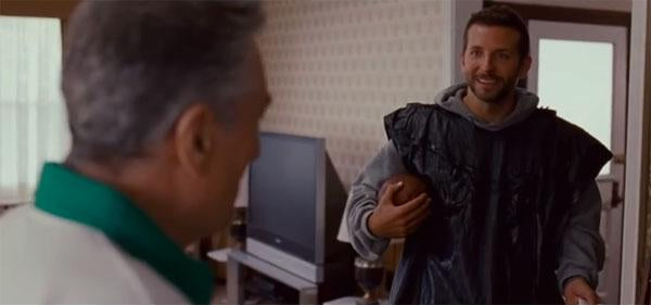 Silver Linings Playbook with Bradley Cooper, Robert DeNiro and Leather Head Sports