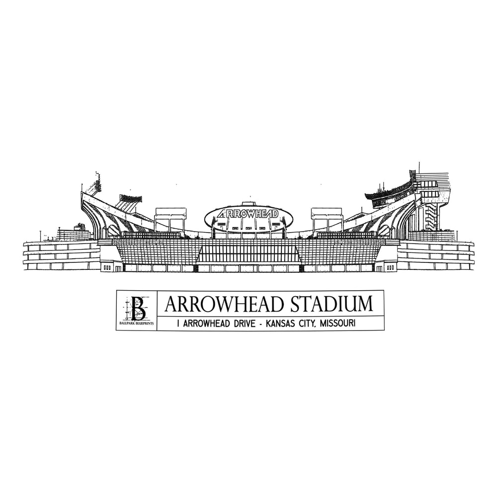 Arrowhead Stadium - Ballpark Blueprints®