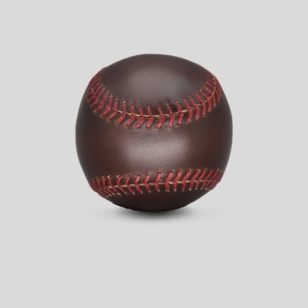 Horween Brown Chromexcel Leather baseball