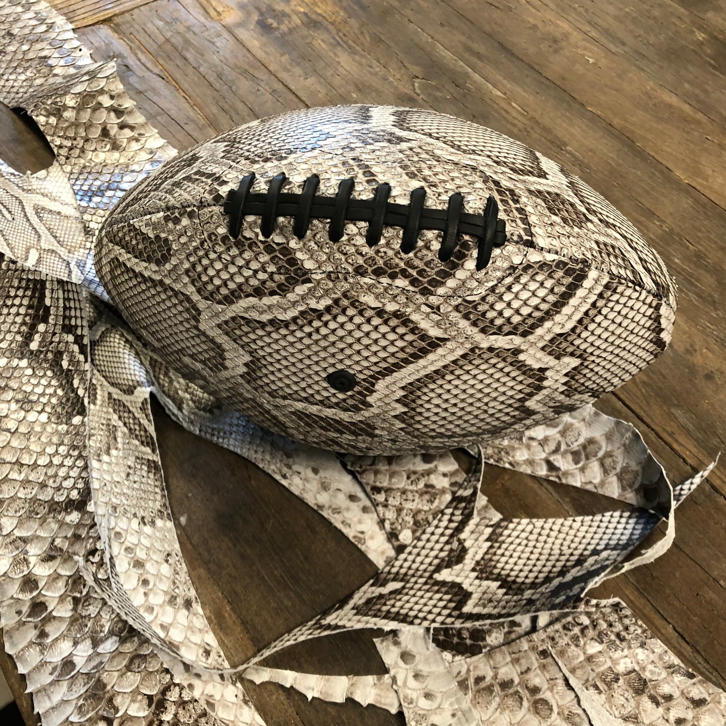 
                  
                    Leather Head Sports x INVERSA Invasive Python Football 
                  
                