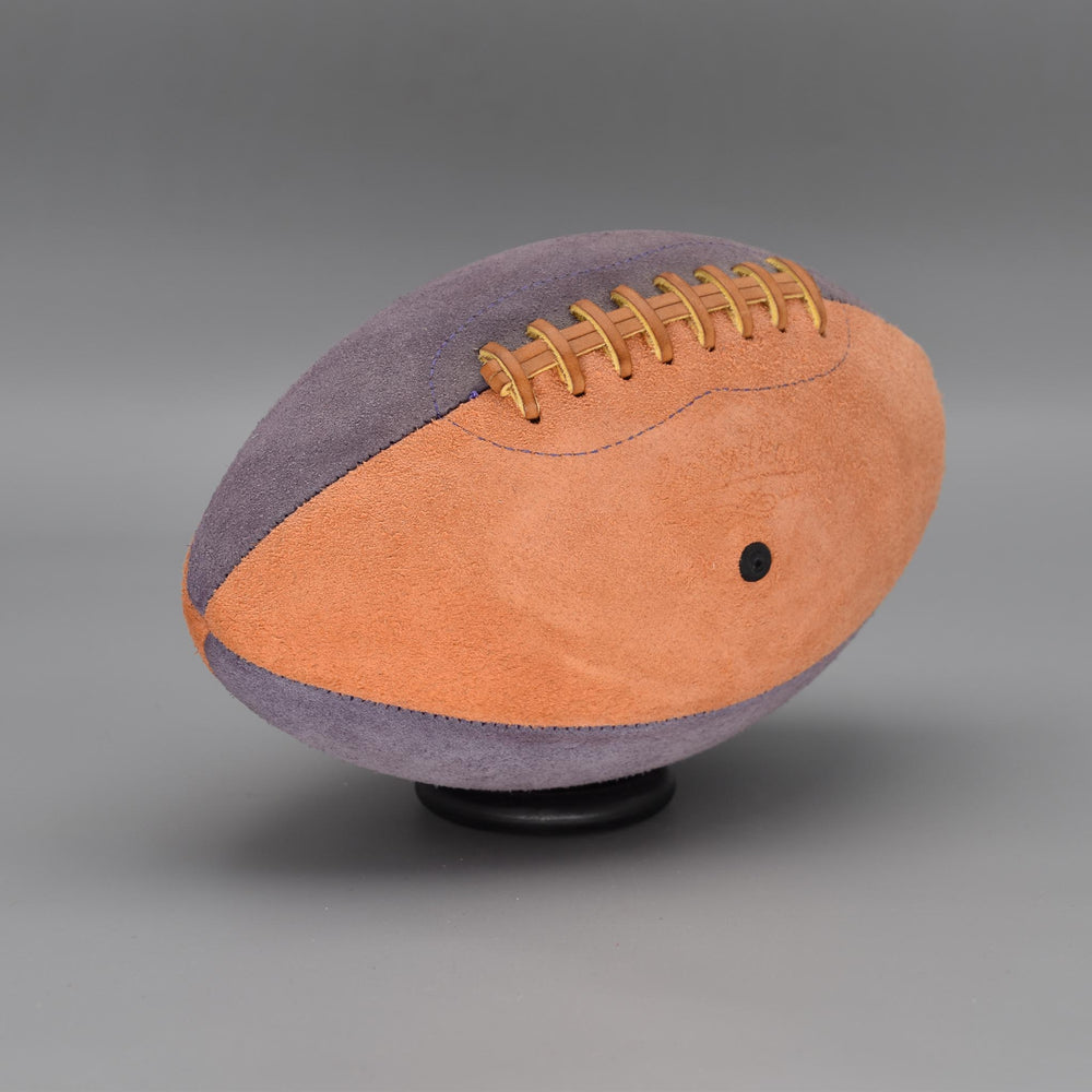 Purple and Orange Suede Regular size Football *Clearance* 45% off