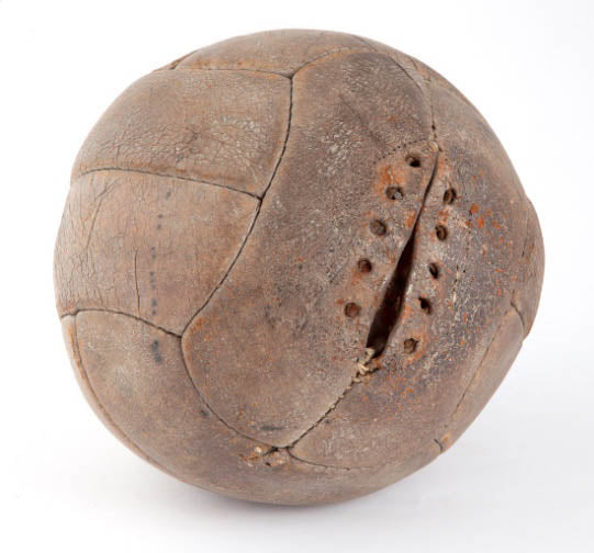 Bourbon "Old Fashioned" Soccer Ball, 1930 World Cup Ball