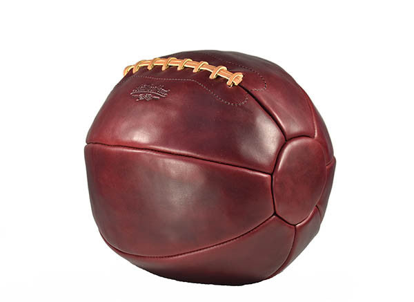
                  
                    14 lb Leather Medicine Ball - Burgundy
                  
                