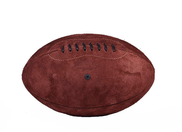 Suede Rugby Ball - Merlot