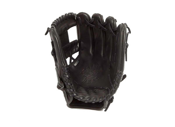 Infield Leather Baseball Glove - Black 11.25 Inch B-GJB