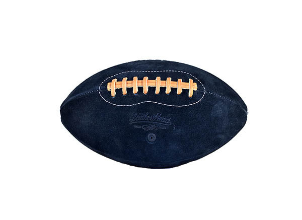 Black Suede Leather Head football 01