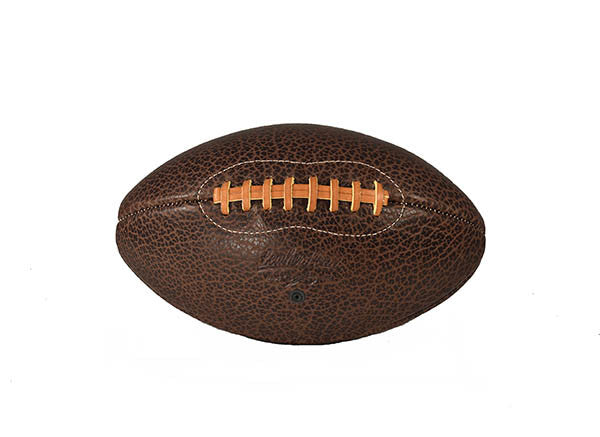 
                  
                    Shrunken Bison Leather Football - Brown
                  
                