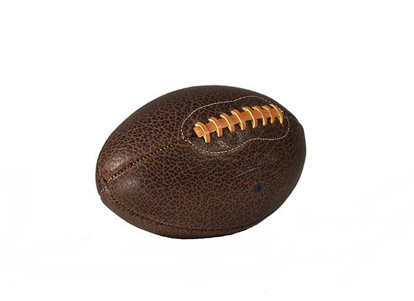 
                  
                    Shrunken Bison Leather Football - Brown
                  
                