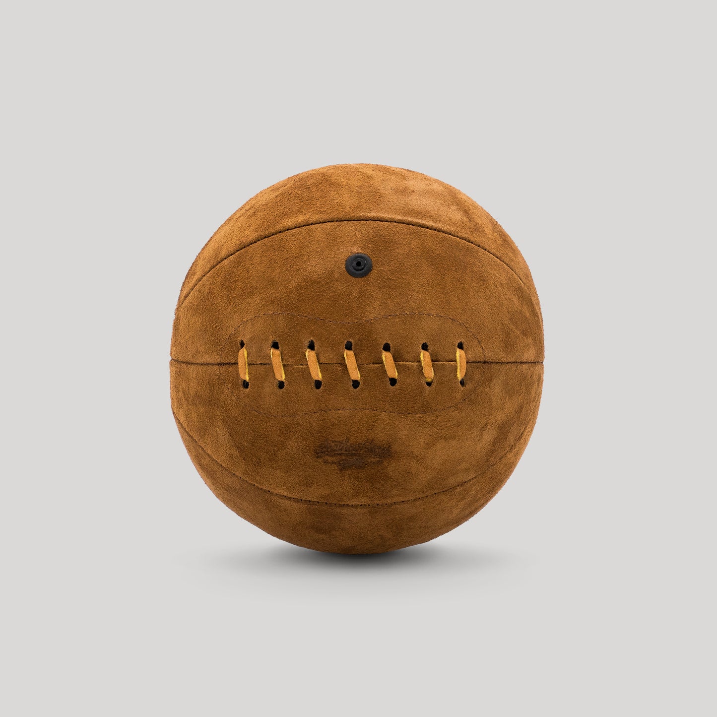 Brown Suede Mini Basketball – Leather Head Sports