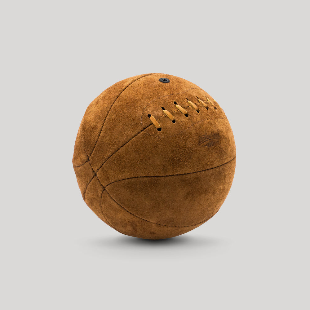 
                  
                    Brown Suede Mini Basketball
                  
                