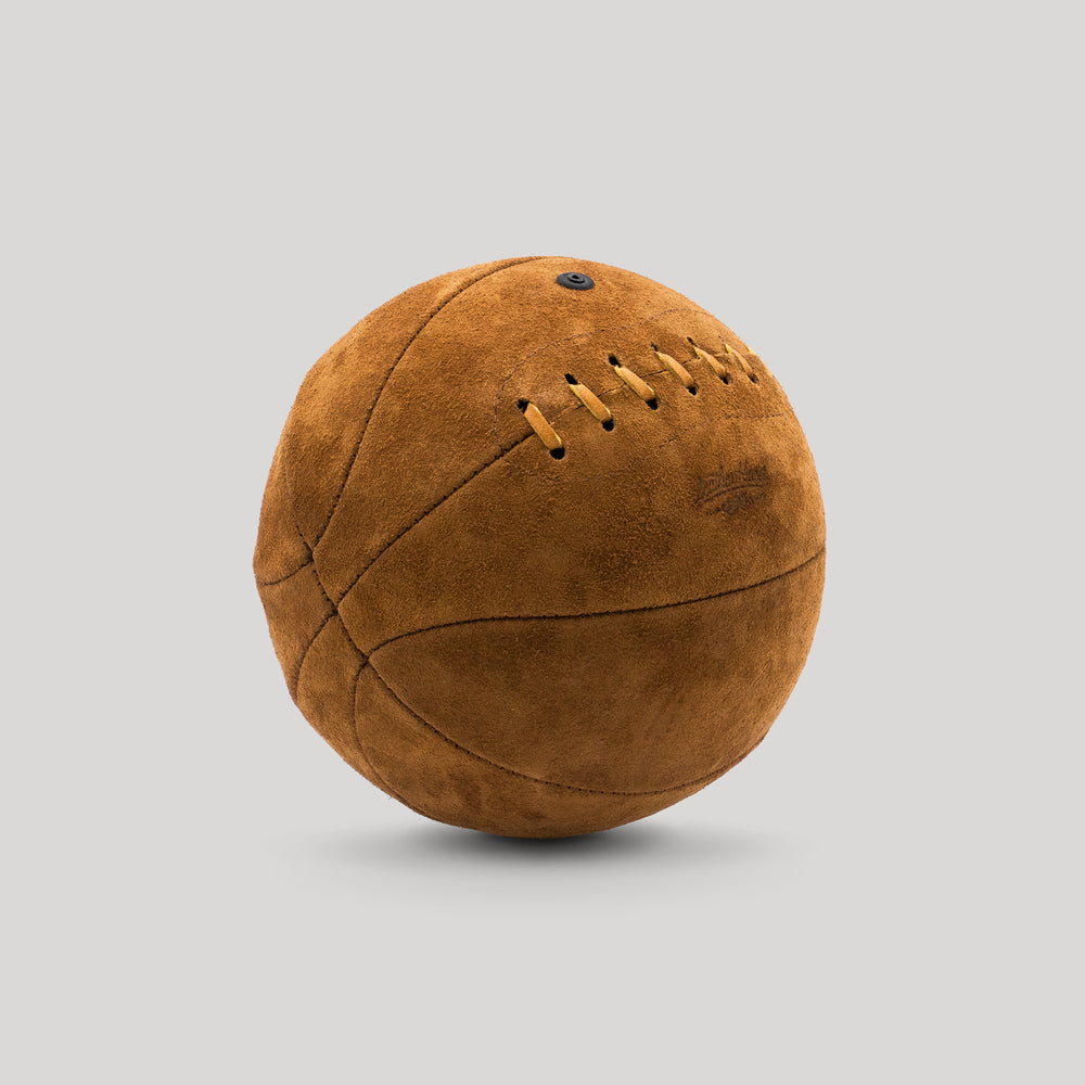 
                  
                    Brown Suede Mini Basketball
                  
                