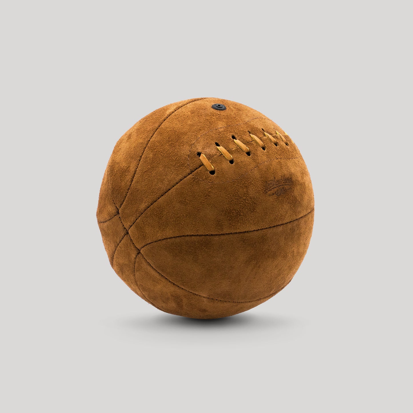 Brown Suede Mini Basketball – Leather Head Sports