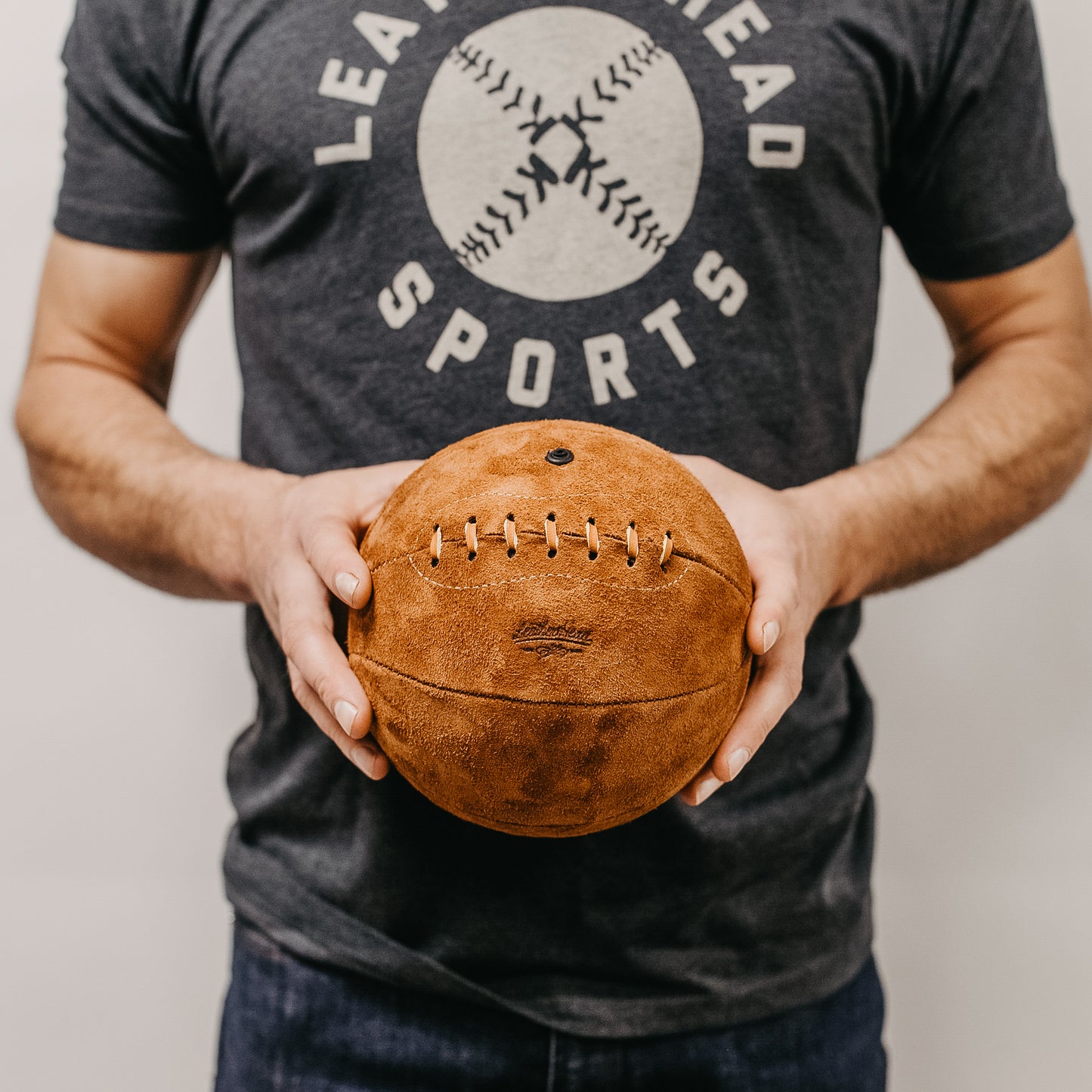 
                  
                    Brown Suede Mini Basketball
                  
                