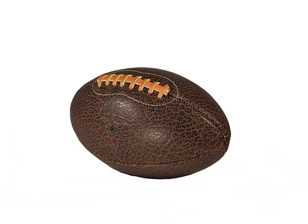 
                  
                    Shrunken Bison Leather Football - Brown
                  
                
