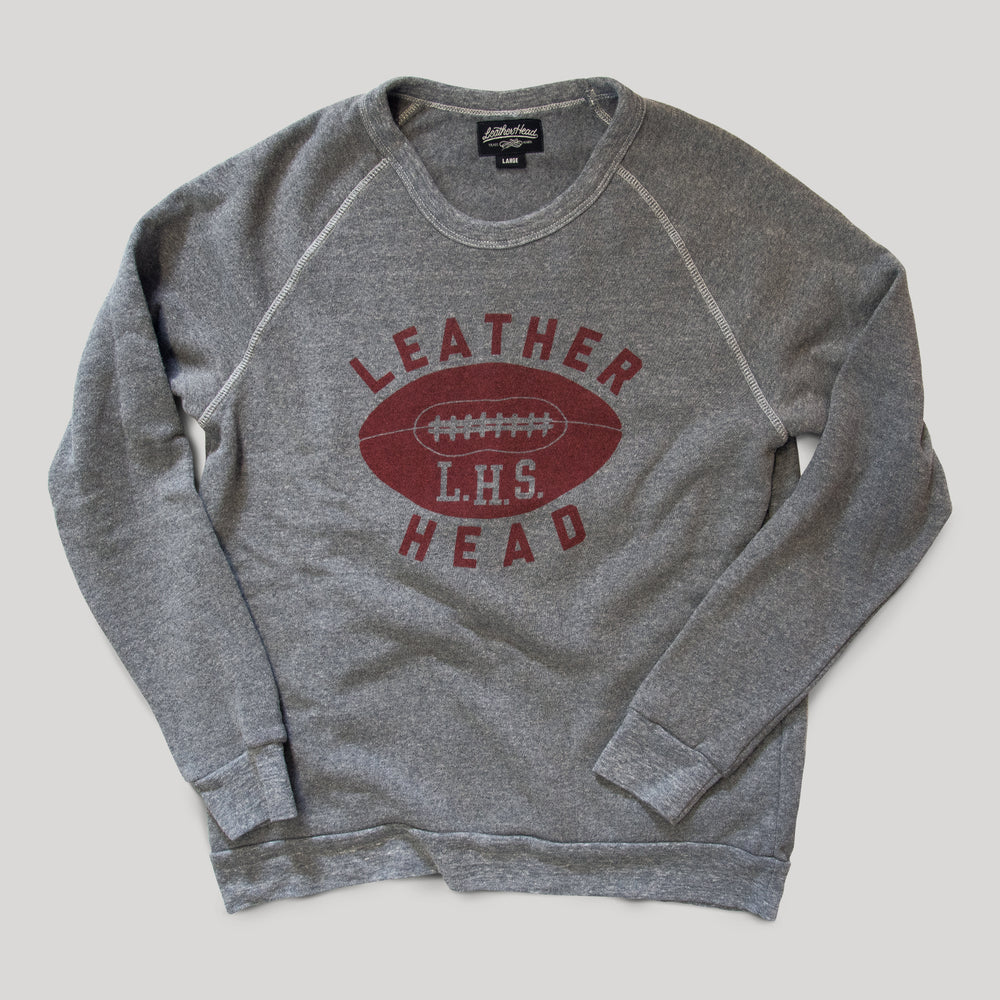 Football Crew Neck Sweatshirt - Heather Grey