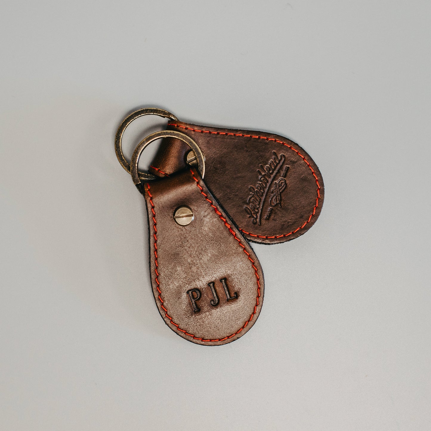 Metal Field Shop Leather Keychain Head,Key Fob Keychain Cover Holder,Leather Hardwares Gold / 50pcs