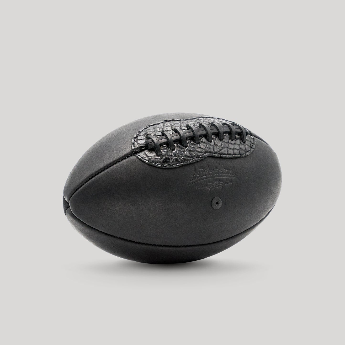 
                  
                    Black Onyx Football with Alligator Accent
                  
                