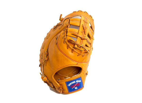 First Base Leather Baseball Glove - Tan 12.75 Inch